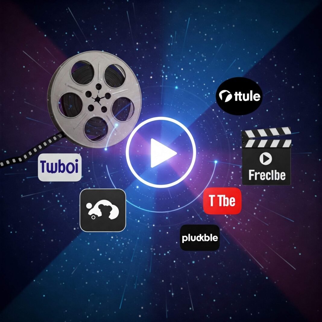 Streaming Platforms Movie Collage