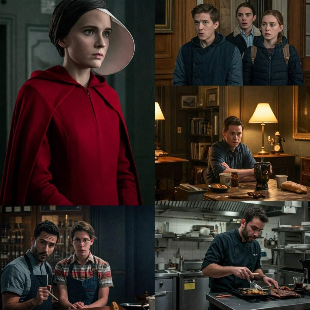Handmaid's Tale, OMITB, Bear TV Show Collage | Iconic Moments