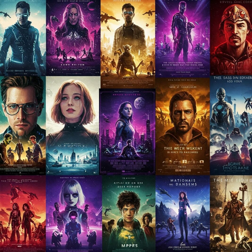 2025 Movie Posters Collage