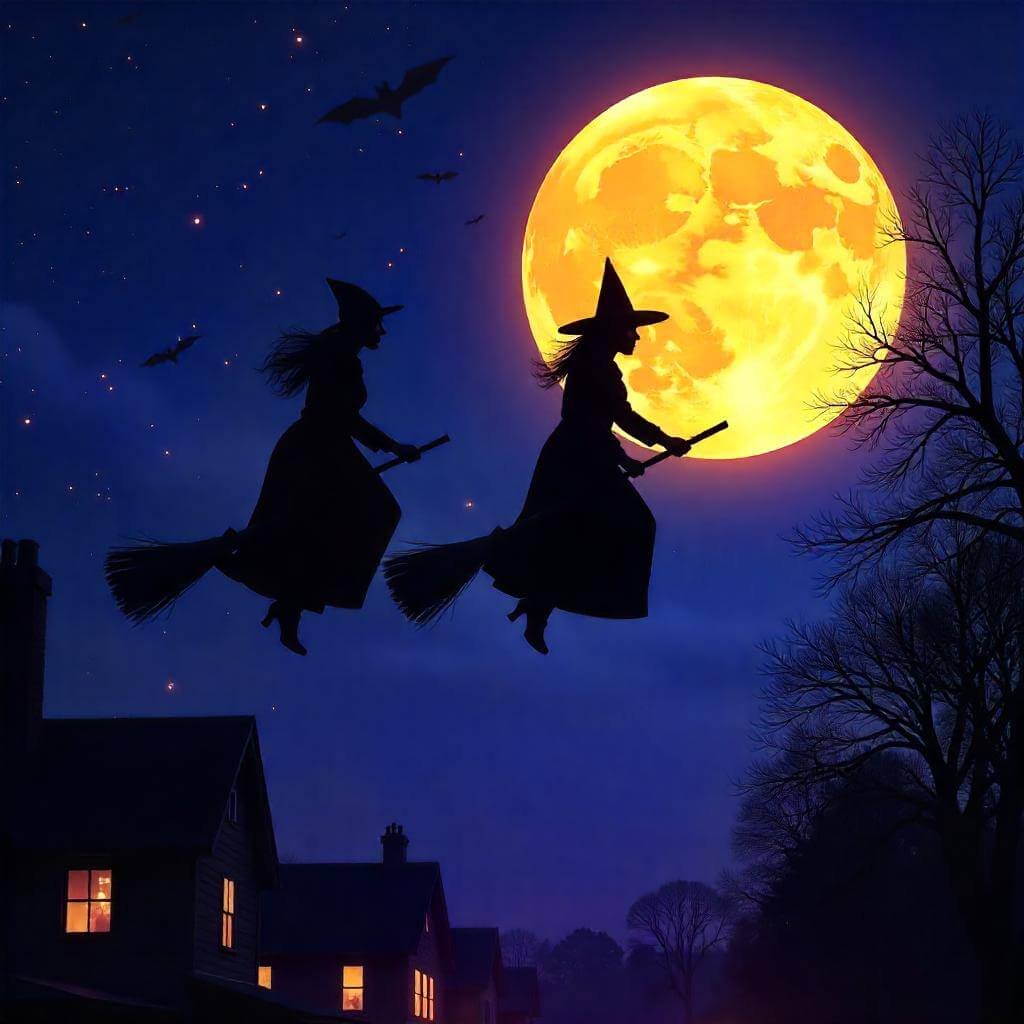 Sanderson Sisters Flying