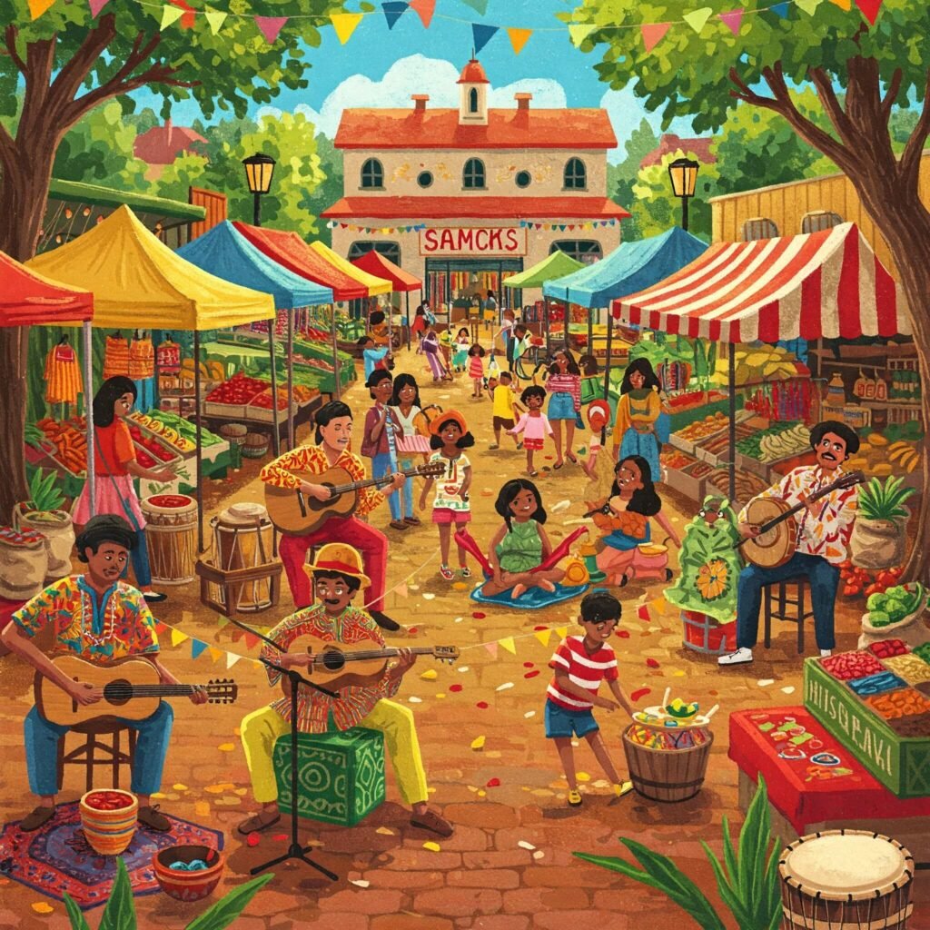 Colorful Market Day | Families & Music