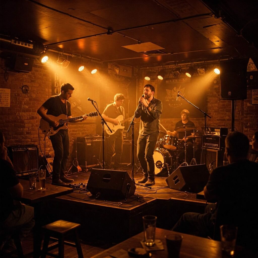 Local Band Performing on Stage
