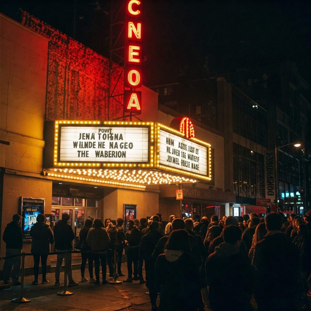 Blockbuster Movie Marquee