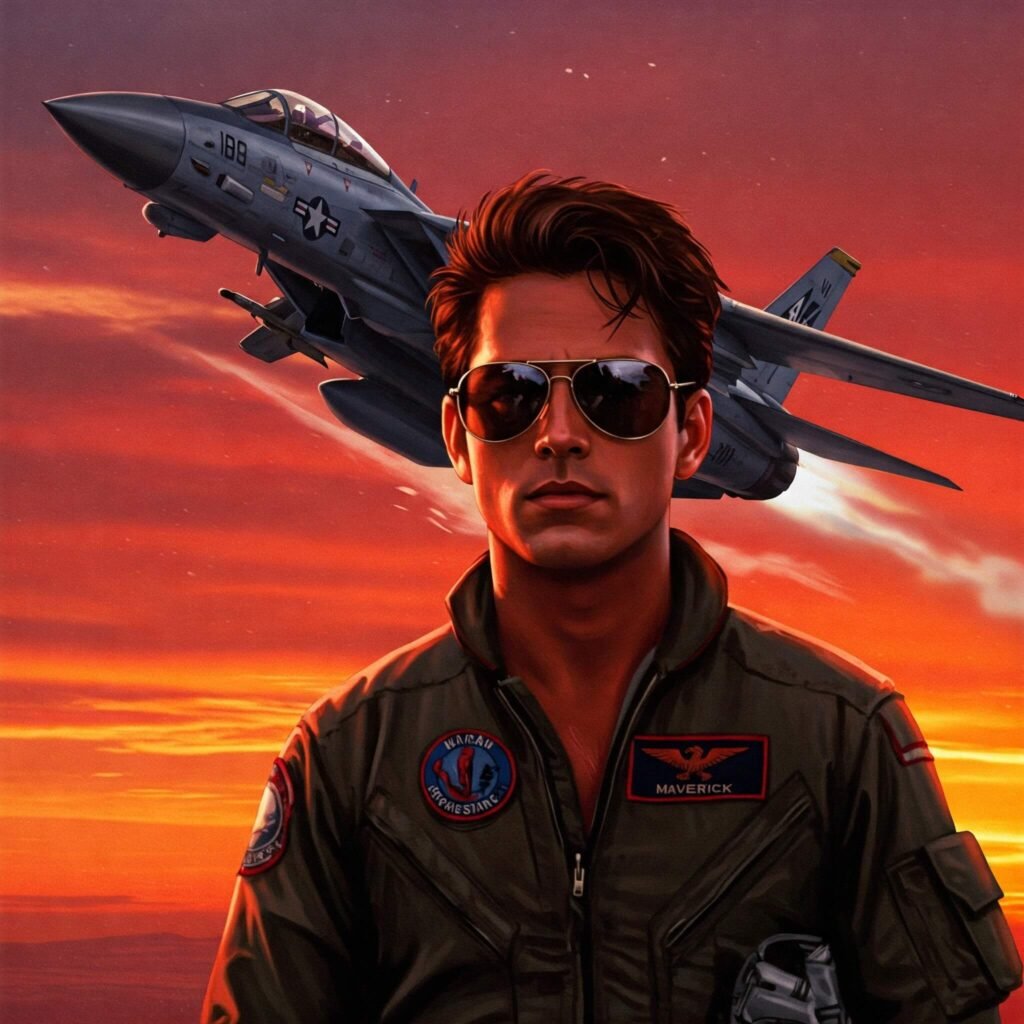 Top Gun Poster Recreation