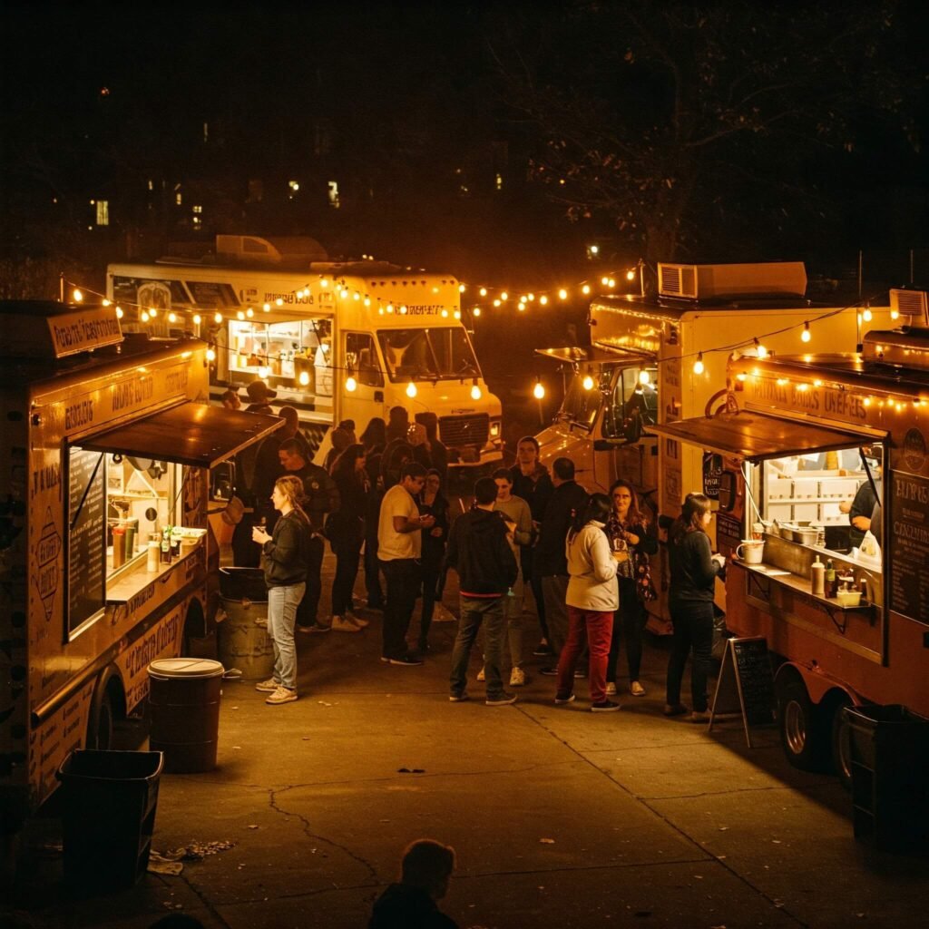 Night Food Truck Fun