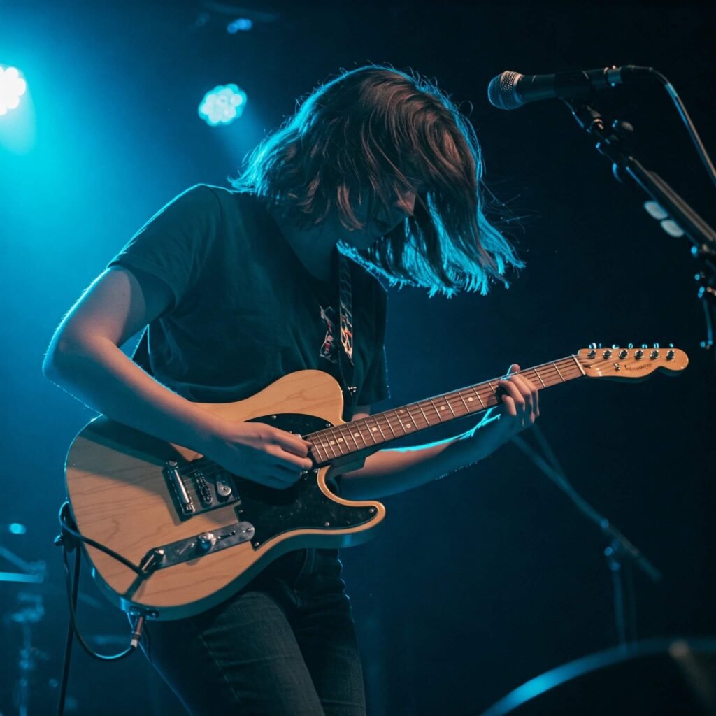 Passionate Guitar Performance