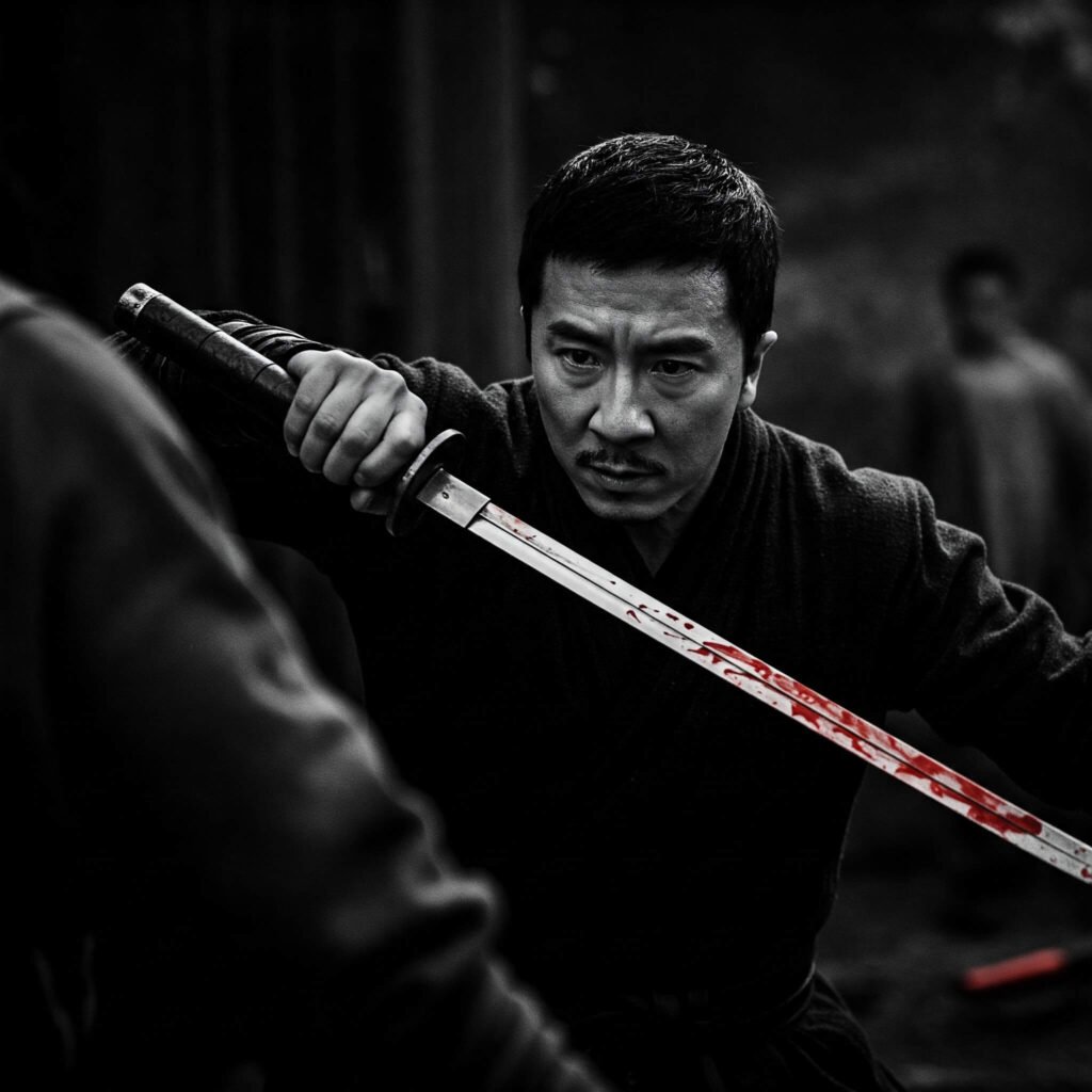 Caine Swordsmanship Scene