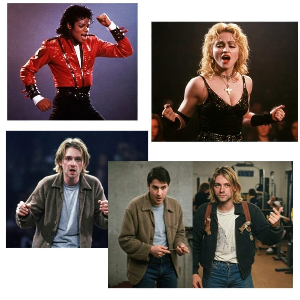 80s 90s Music Video Icons