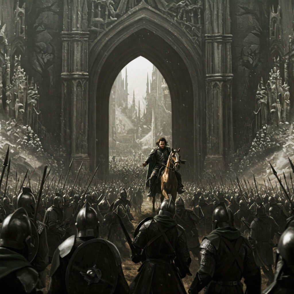Aragorn at the Black Gate