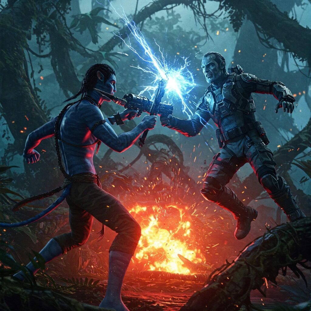 Sully vs Quaritch: Avatar 2 Battle