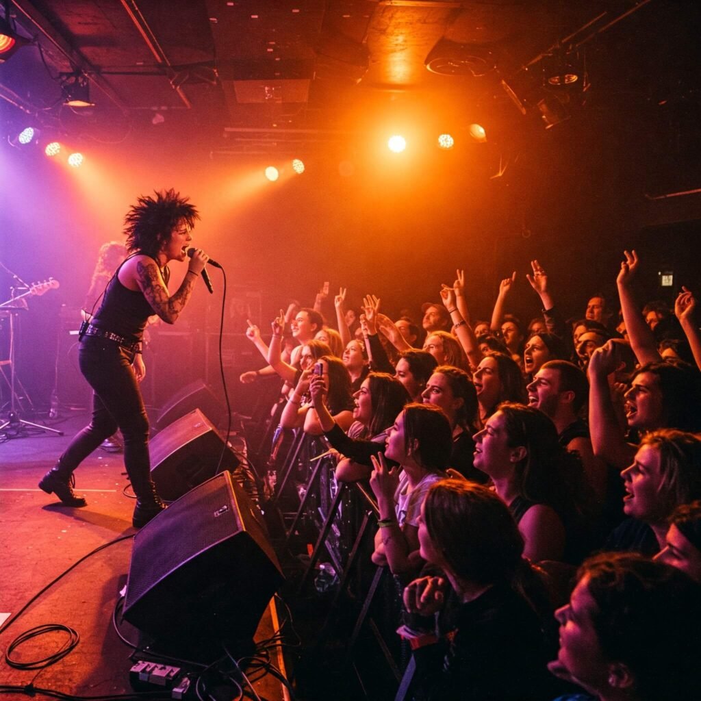 Live Band Performing on Stage