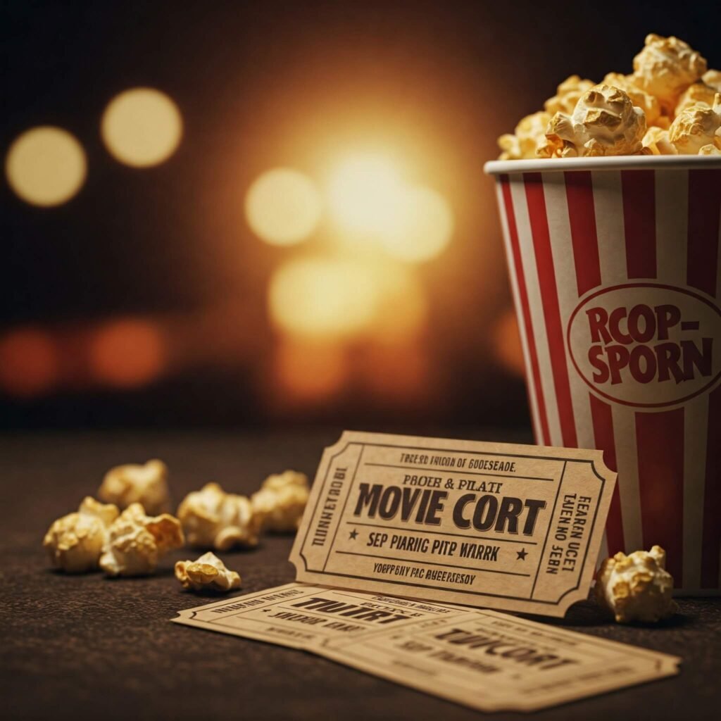 Movie Tickets and Popcorn
