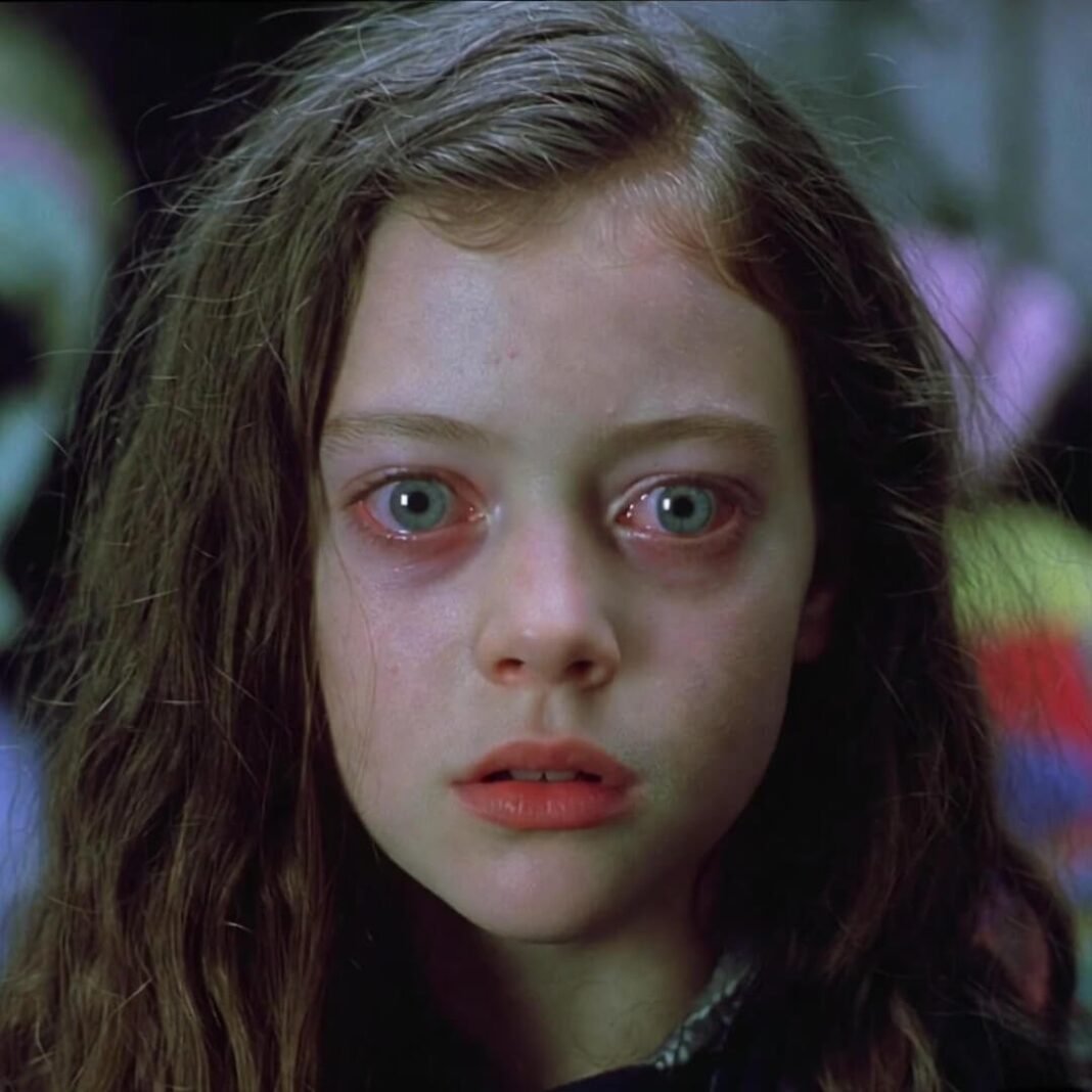 Esther’s eerie stare freeze-frame