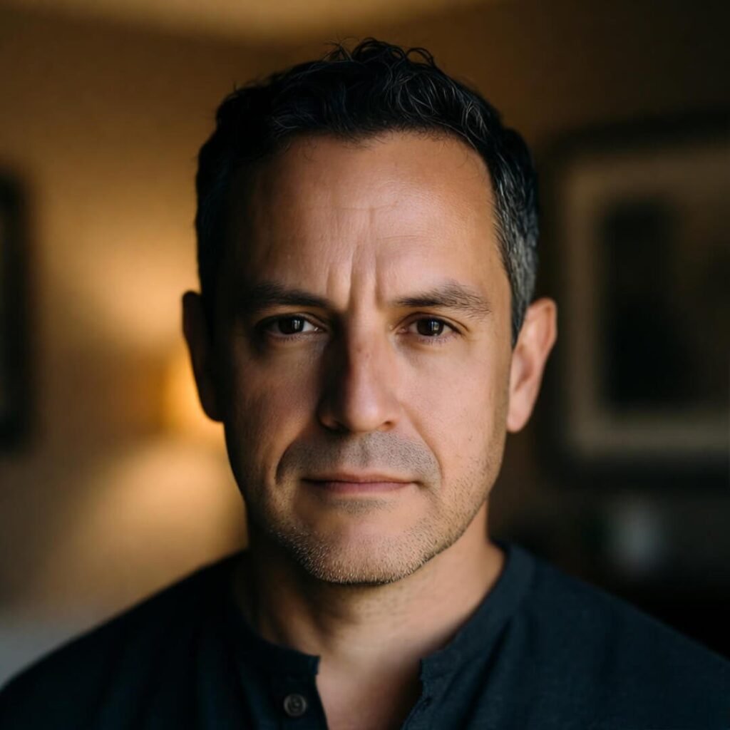 A foggy swamp with a glowing popcorn kernel.